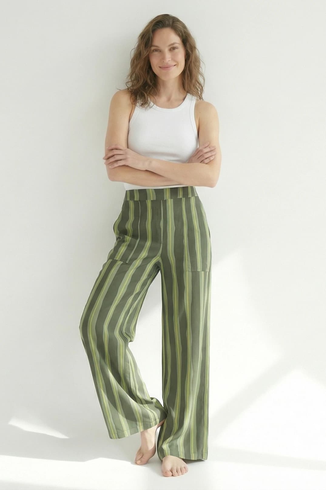 Pantalon Igua Rayas Verde - imagen 9