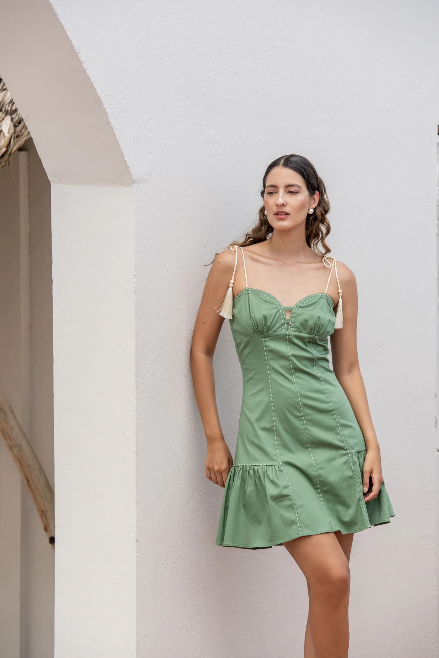 Algar Green Dress - imagen 1