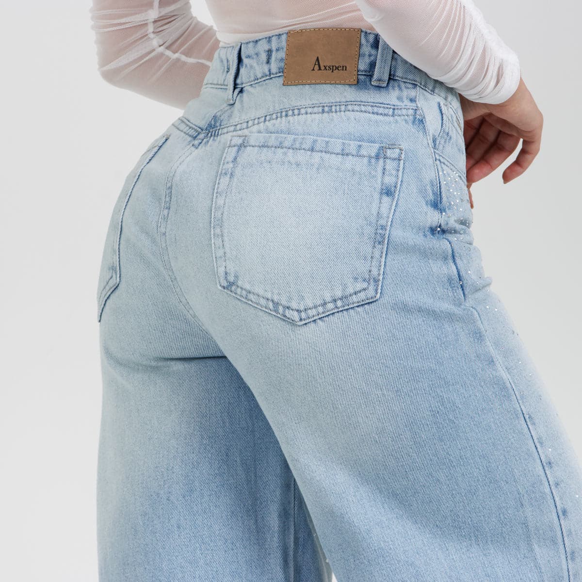 Jean Axspen Wide Leg Brillos Ax-2933 - imagen 5