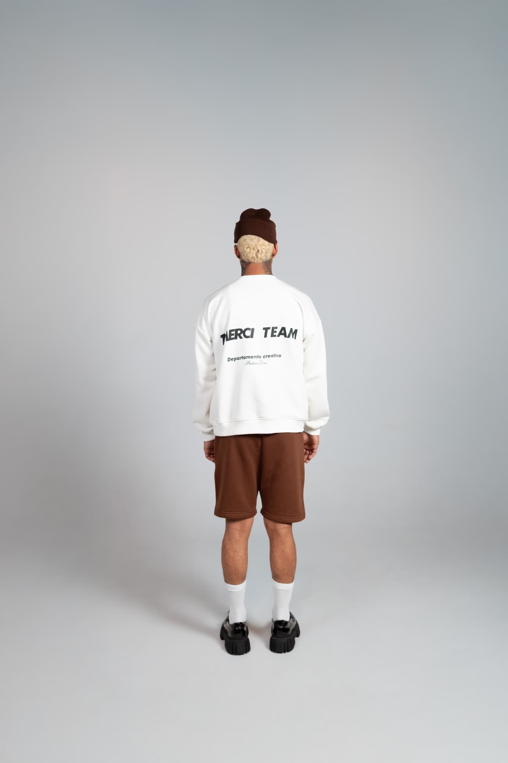 Hoodie Blanco Oversize - imagen 4
