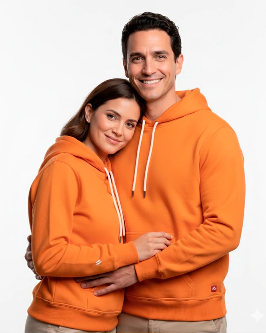 Buzo con Capota Naranja - imagen 1