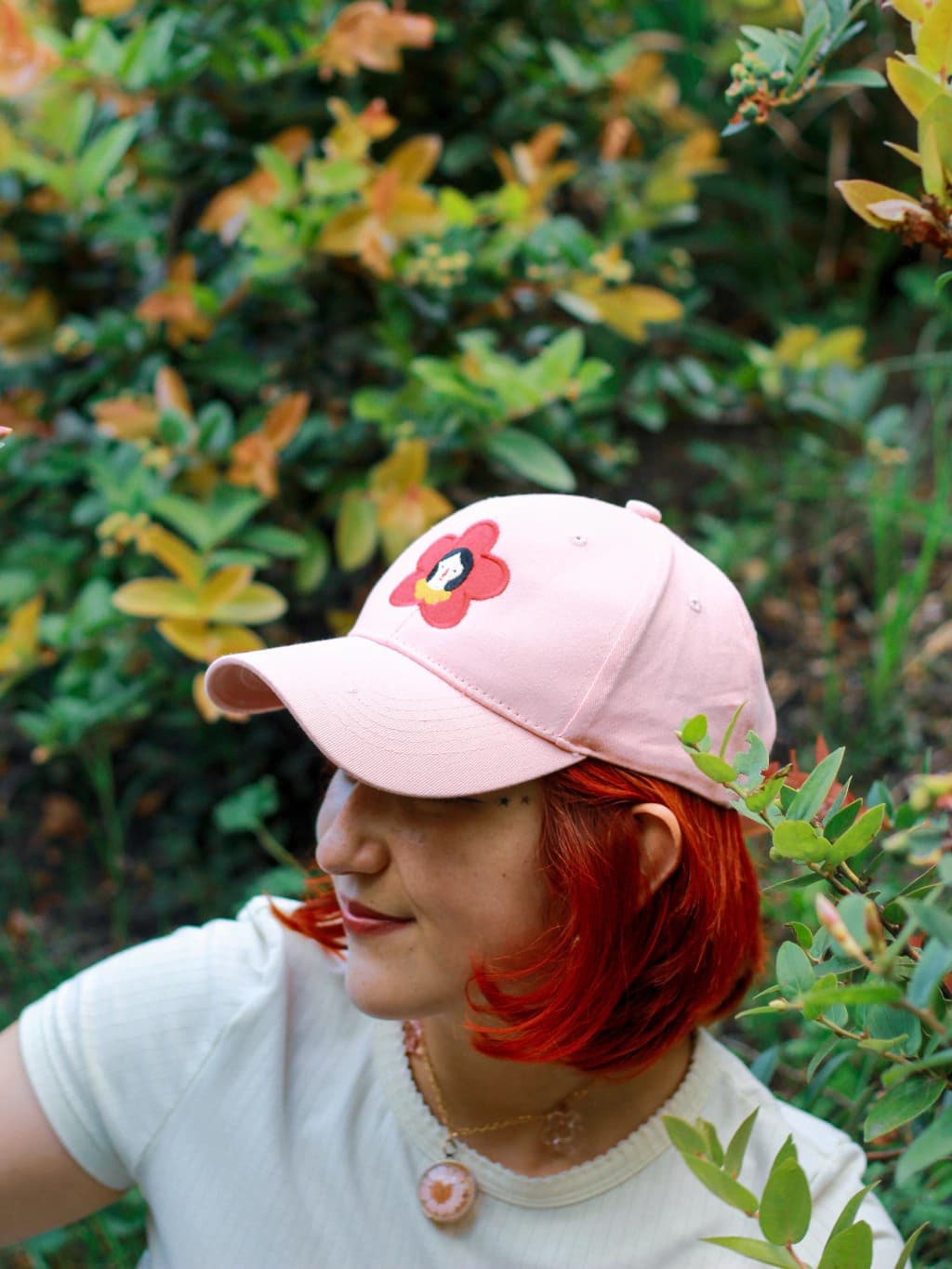 Gorra de florecita