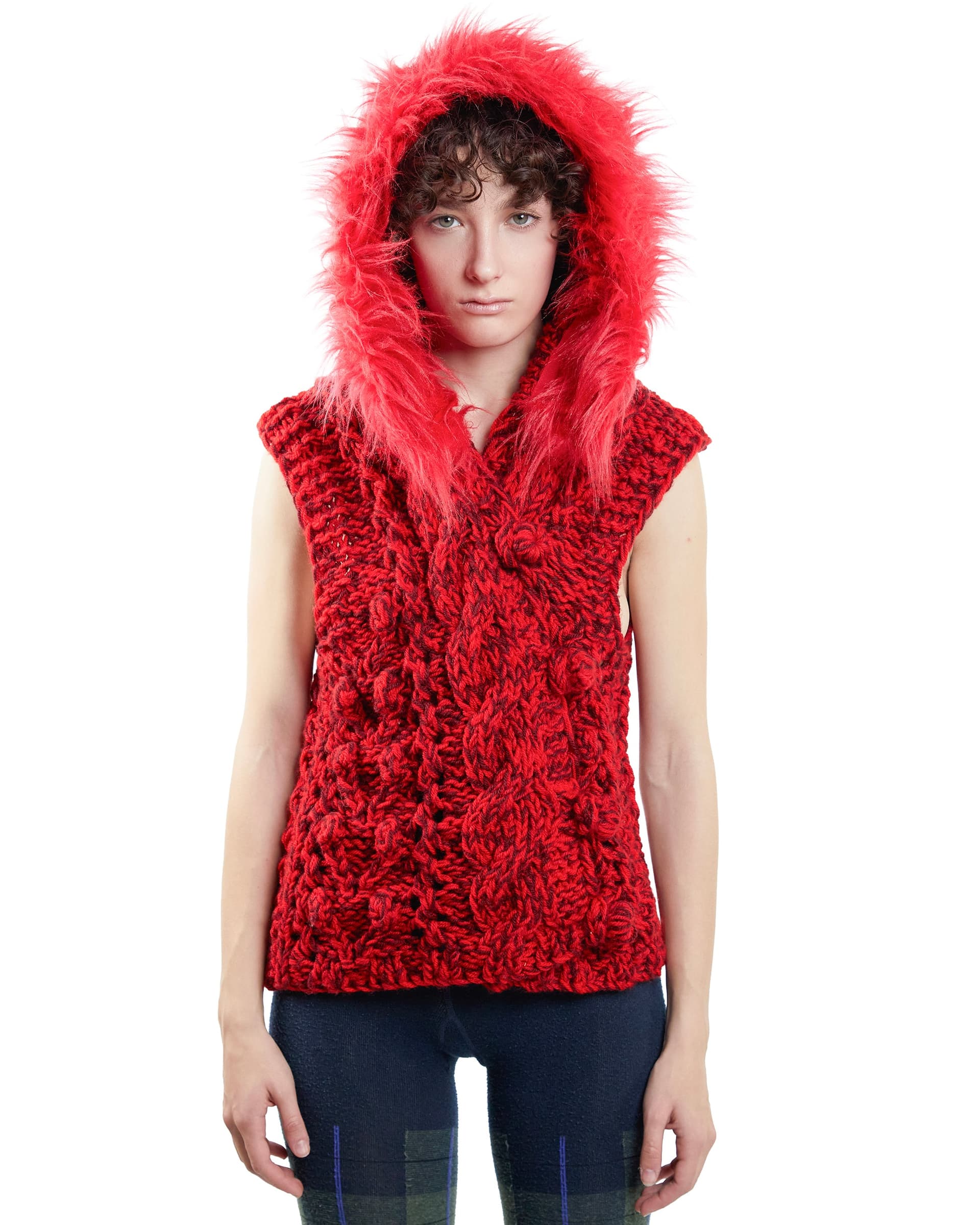 Velvet Knit Vest
