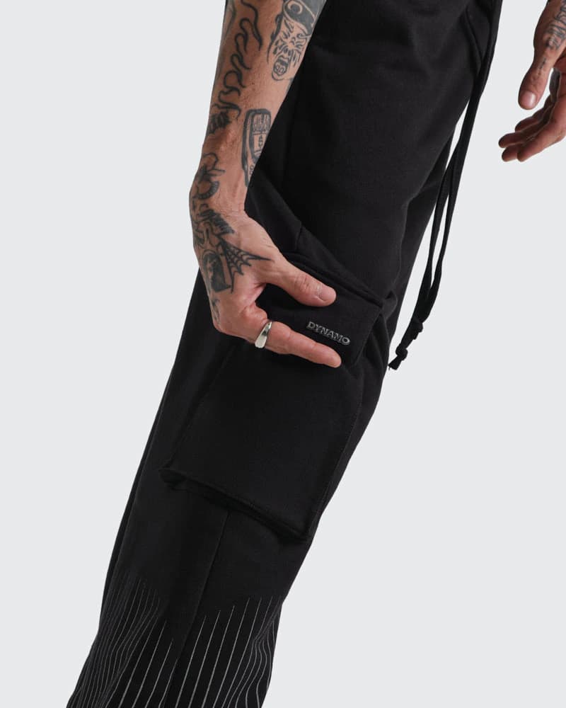 Sudadera Negra Pinstripe Utility - imagen 9