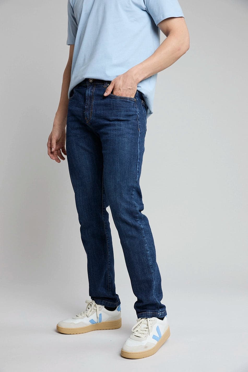 Jean azul oscuro slim fit - imagen 5