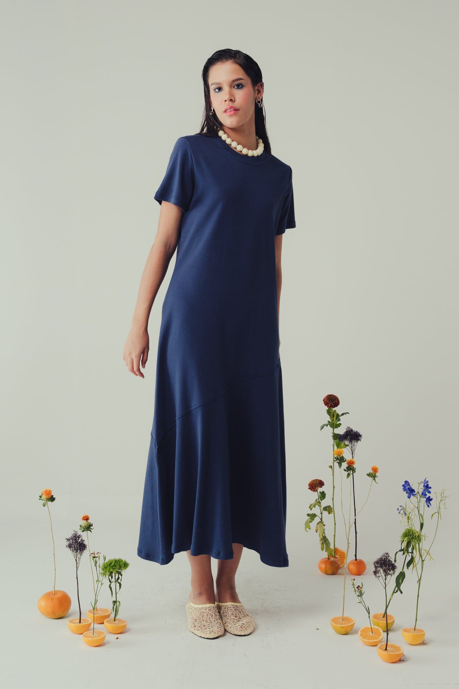 Vestido Caudal Indigo - imagen 2