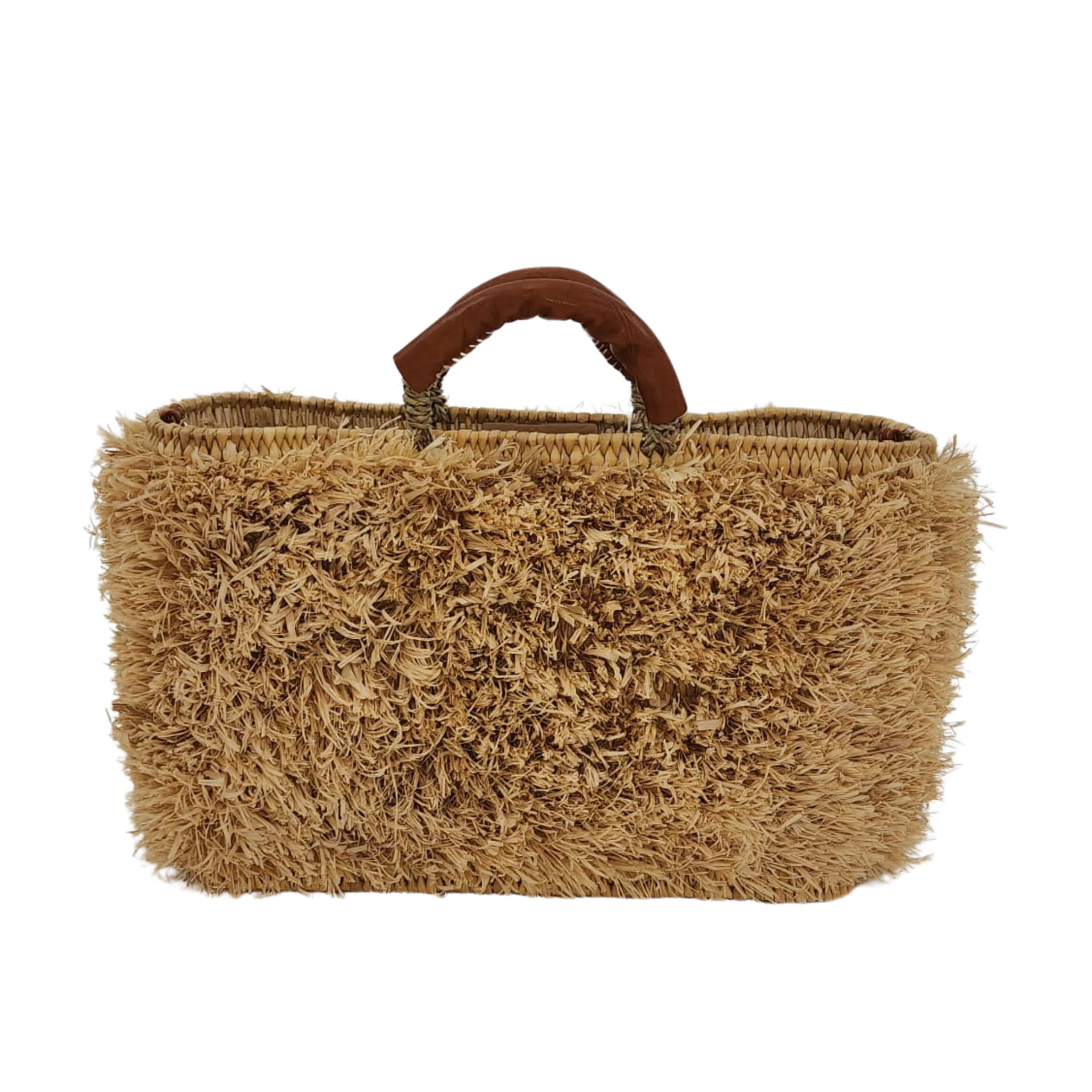 Iraka Leather Beach Bag
