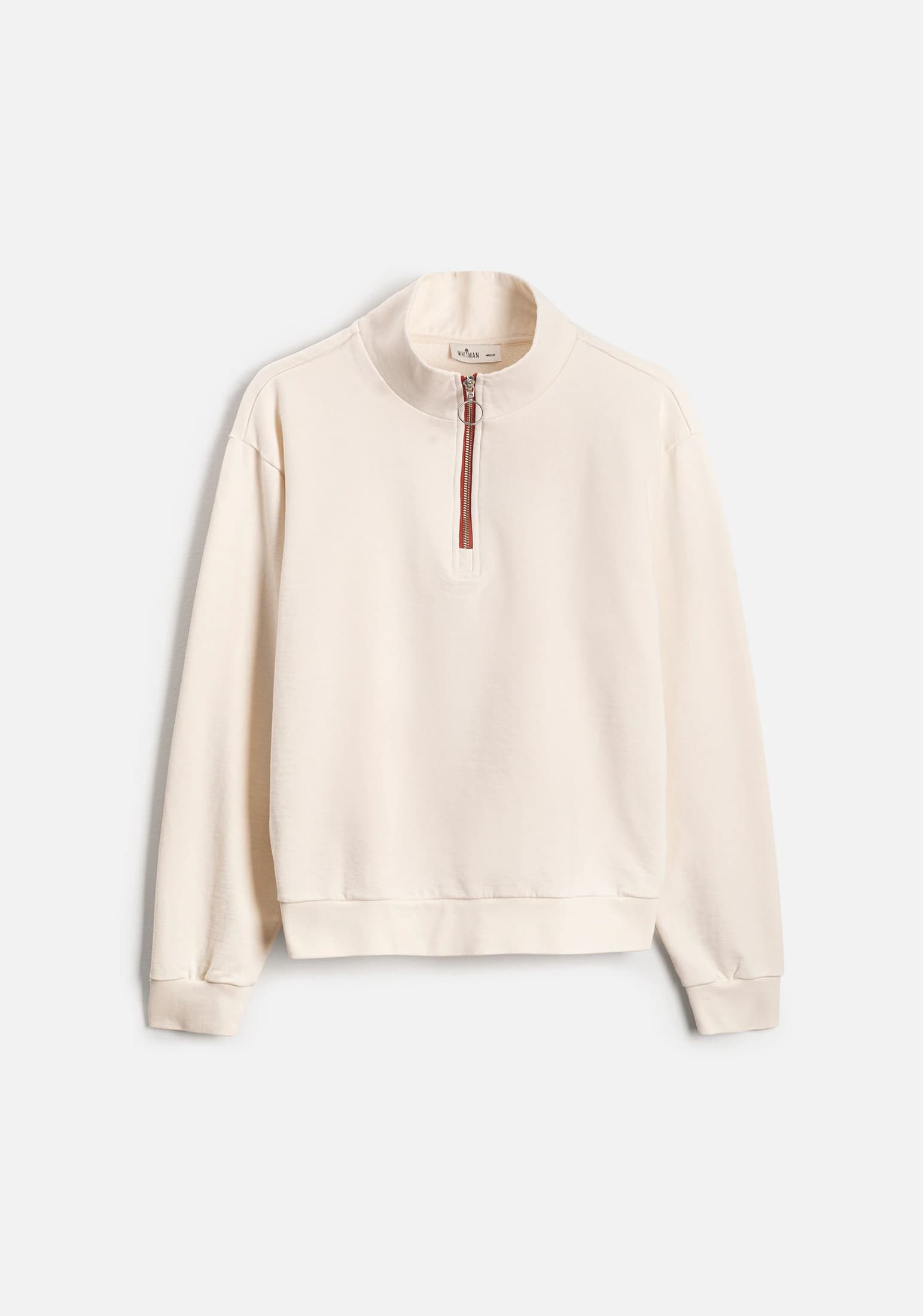 Saco Half Zip Missouri Marfil - imagen 1