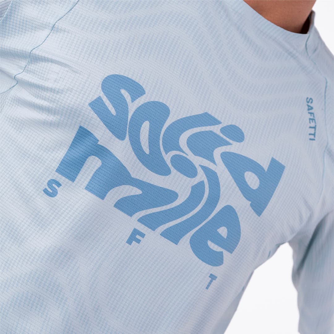 CAMISETA RUNNING MANGA CORTA PRO 405 AZUL CLARO PARA HOMBRE - imagen 4