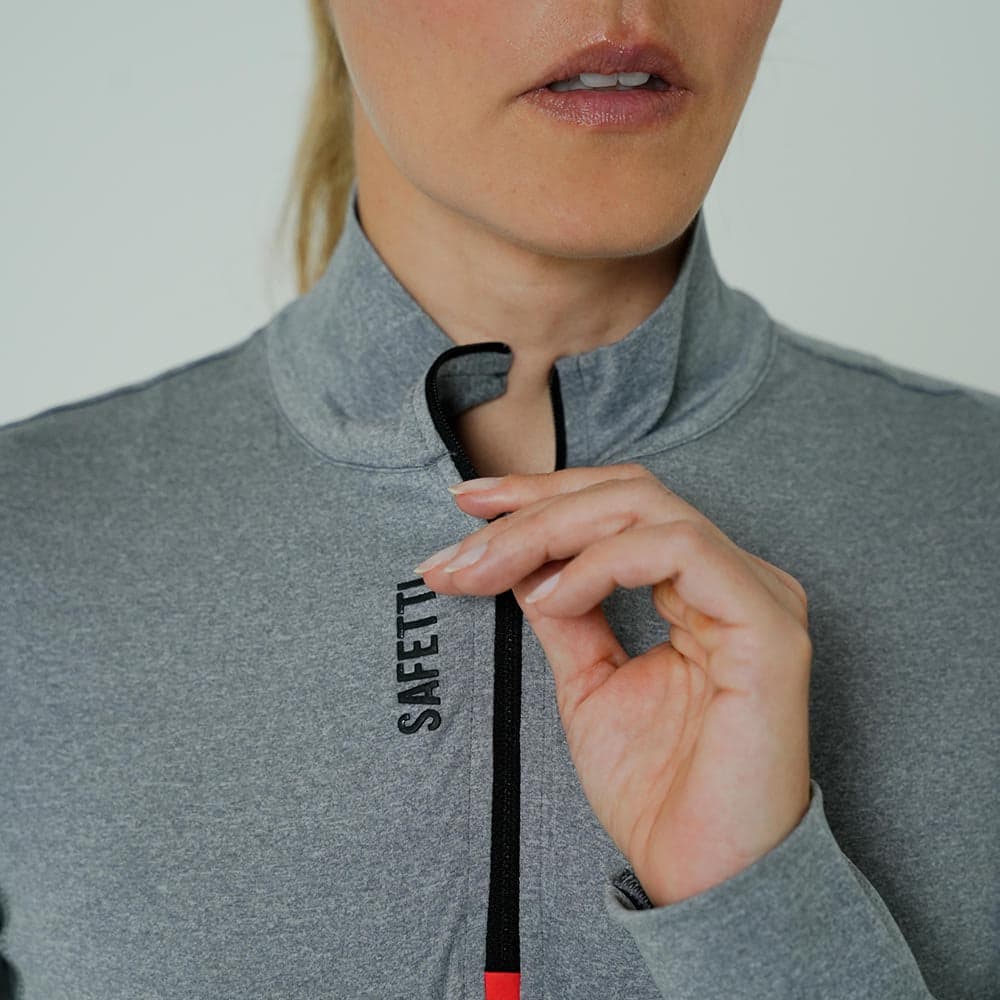 CAMISETA RUNNING MANGA LARGA ACTIVE GRAY PARA MUJER - imagen 5