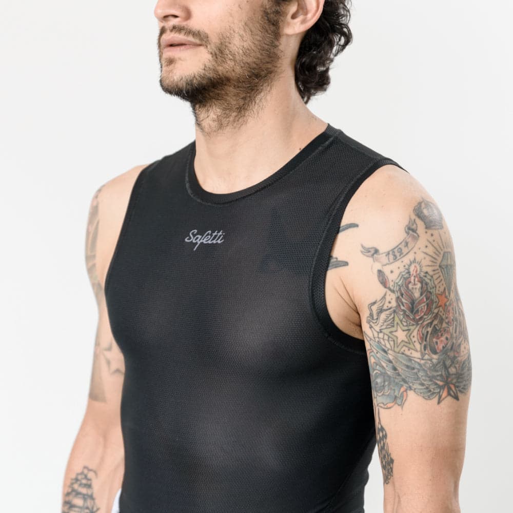CAMISA INTERIOR CICLISMO MANGA SISA NERO PARA HOMBRE - imagen 3