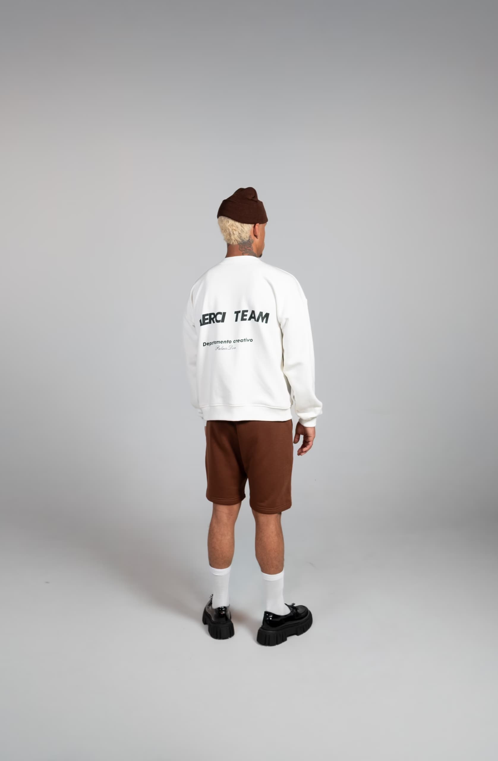 Hoodie Blanco Oversize - imagen 5