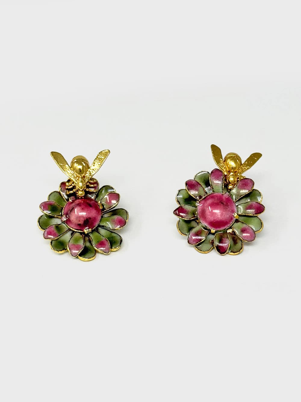 Aretes Frailejon rosa - imagen 1