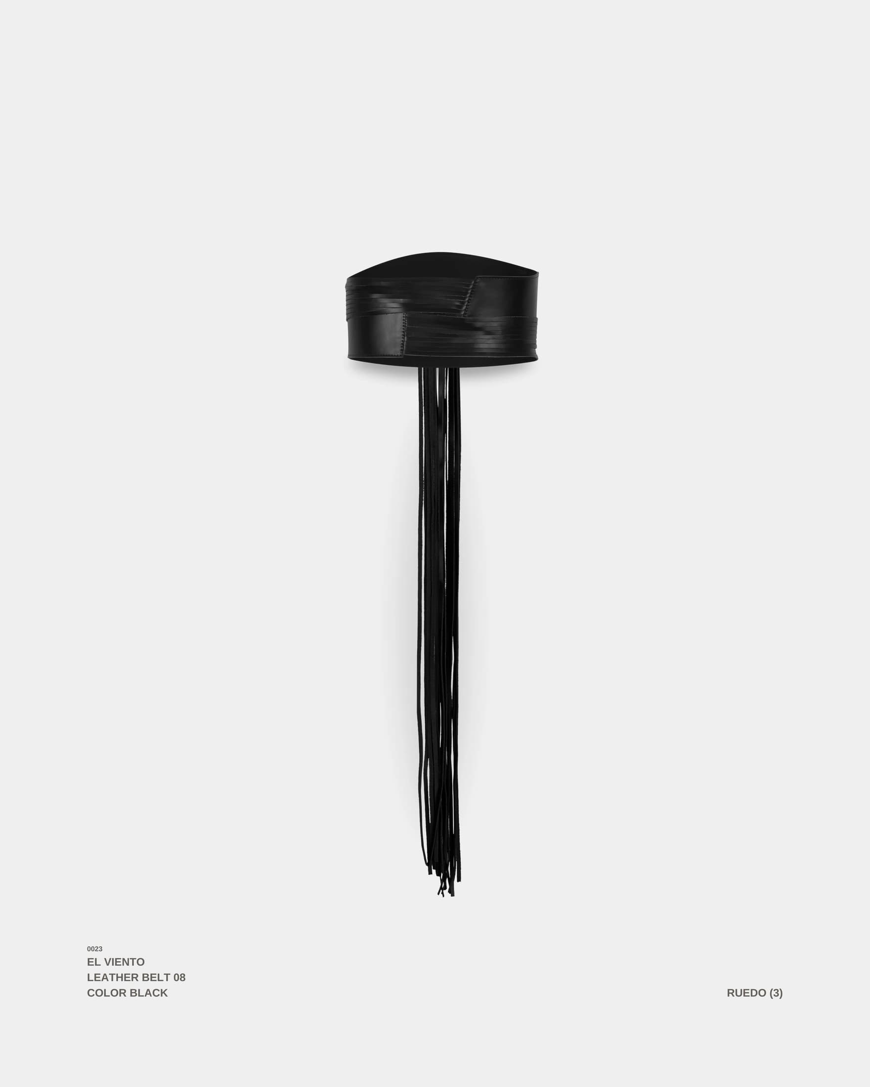 "EL VIENTO" BELT NEGRO - imagen 6