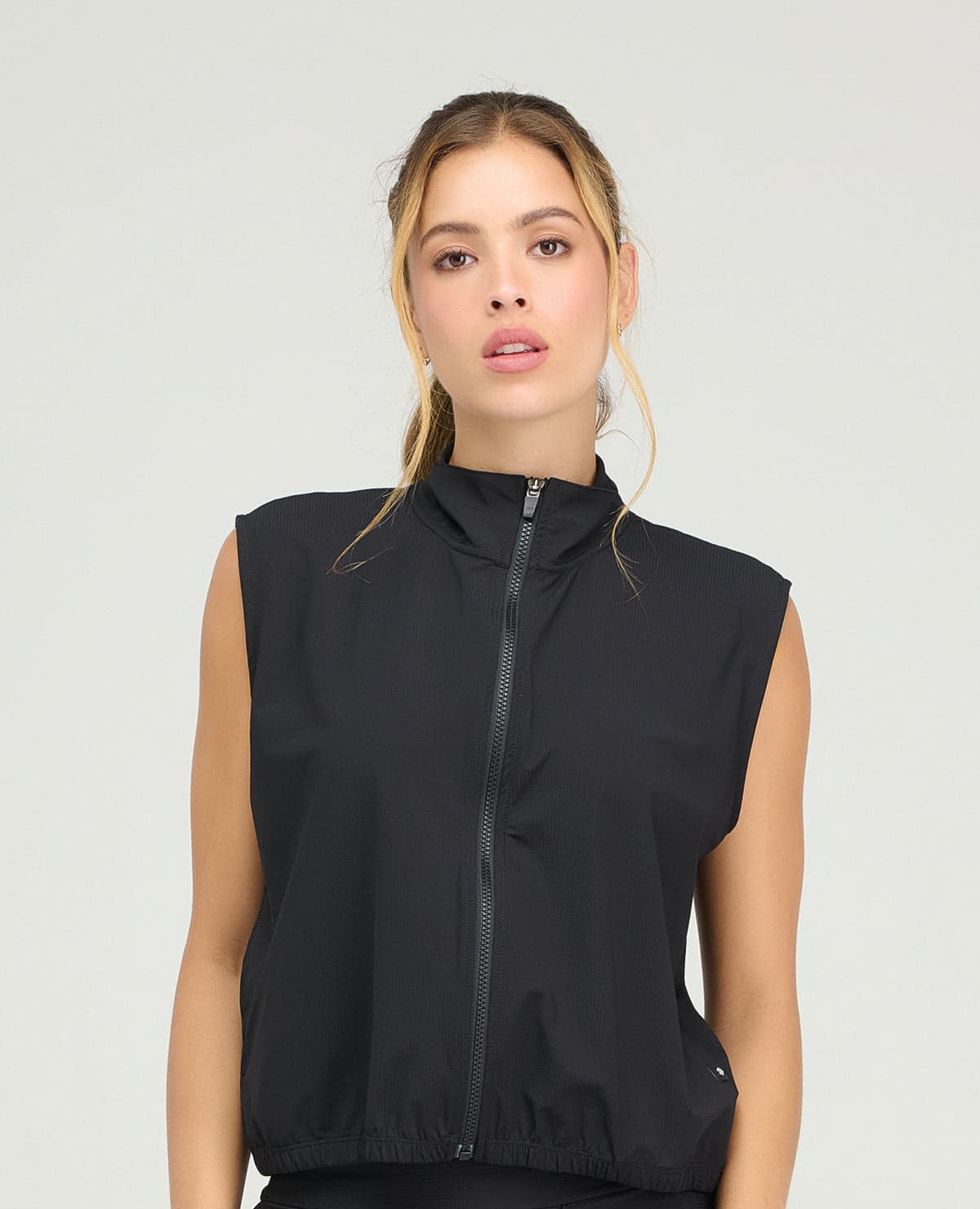 Chaleco Deportivo | Cuello Alto | Cremallera Frontal