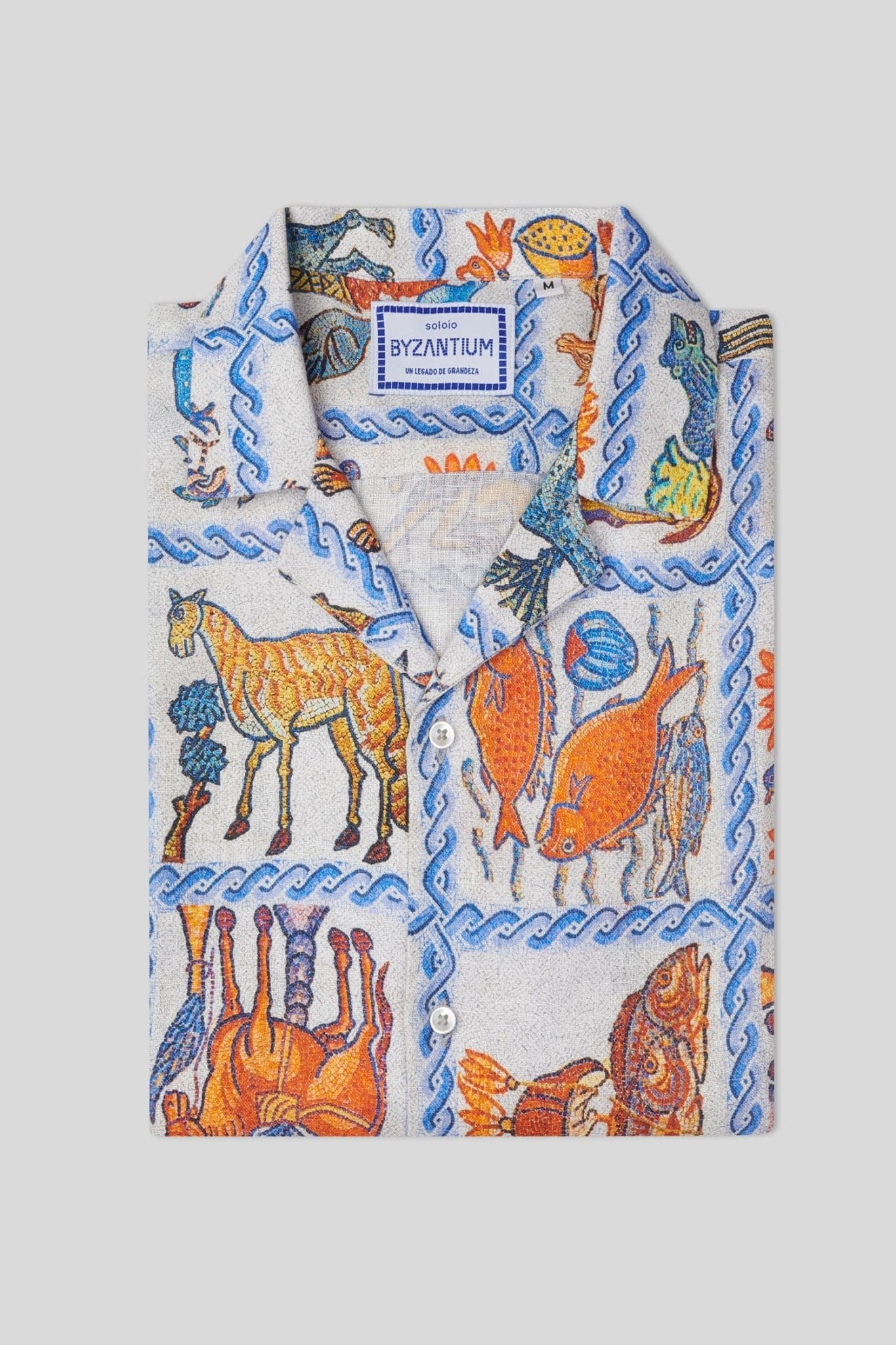 Men's linen shirt byzantium - imagen 6