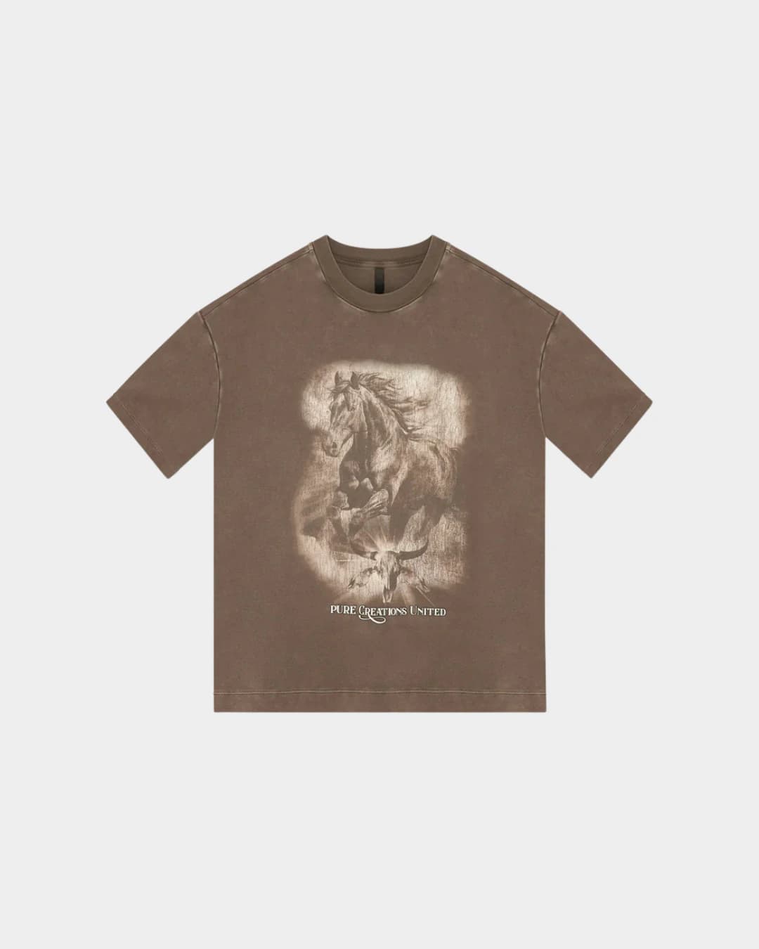 BEFORE THE WEST BROWN T-SHIRT - imagen 1