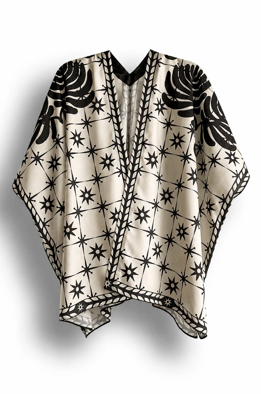 Kimono Cometa, Beige - Seda - imagen 2