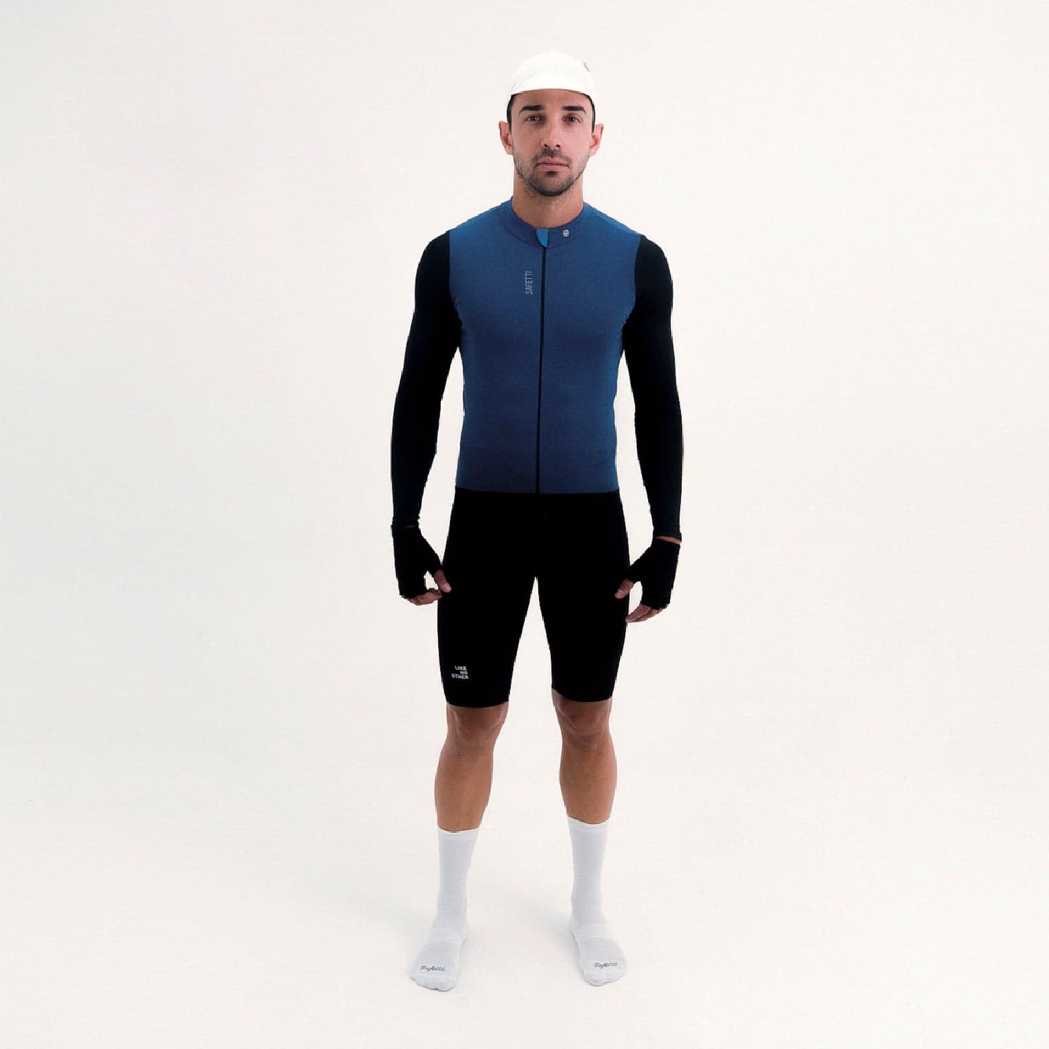 CAMISA CICLISMO MANGA LARGA CLIMATE AZUL PARA HOMBRE - imagen 1