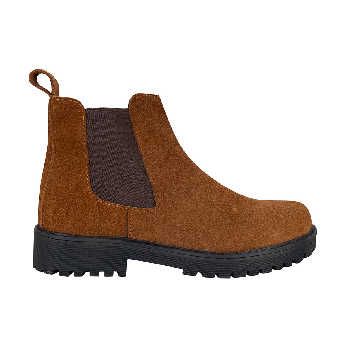 Botas Chelsea Sol Mujer Carnaza Canela - imagen 3