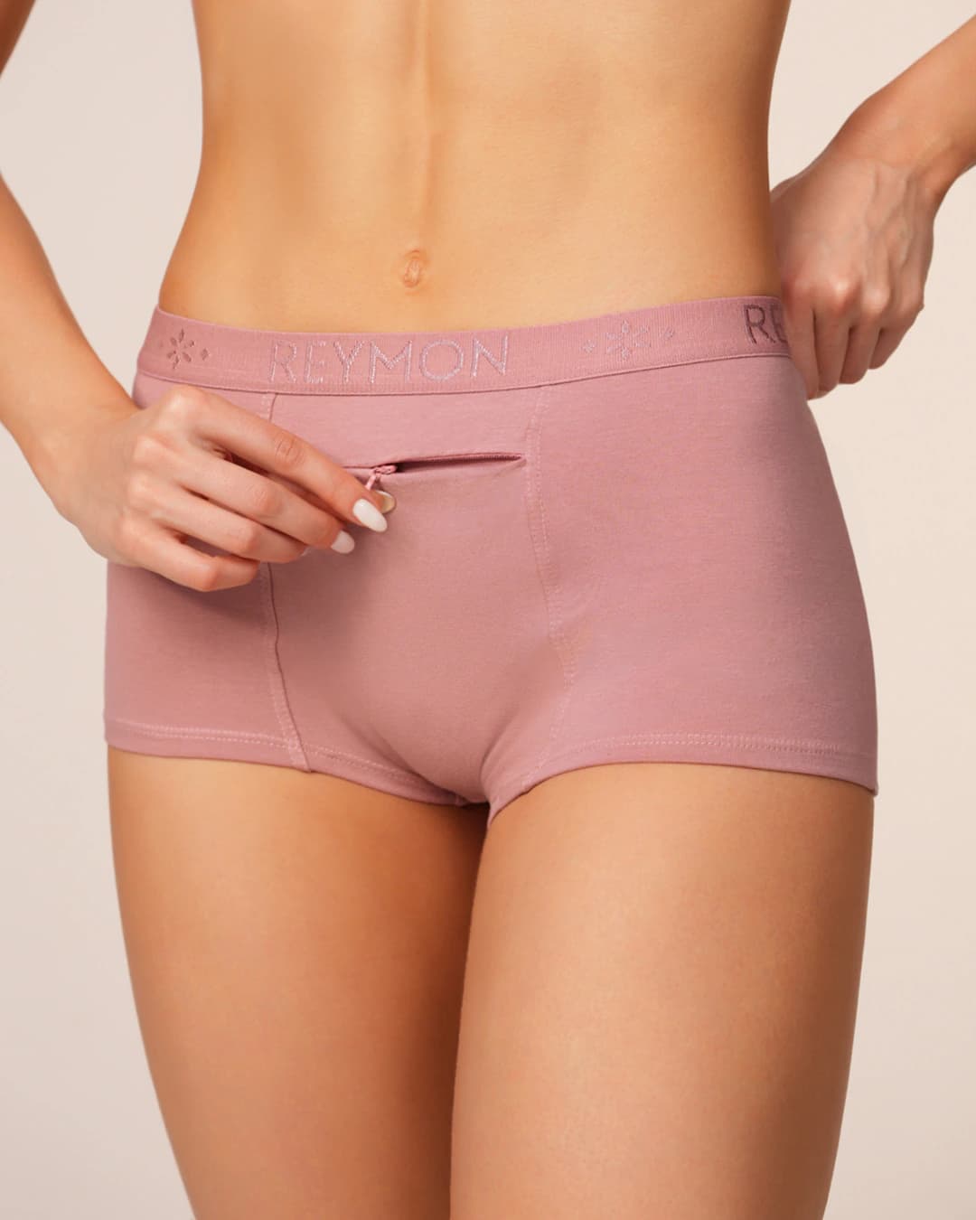 Boxer Femenino en Algodón con Bolsillo de Seguridad Ref. 8014-U - imagen 1