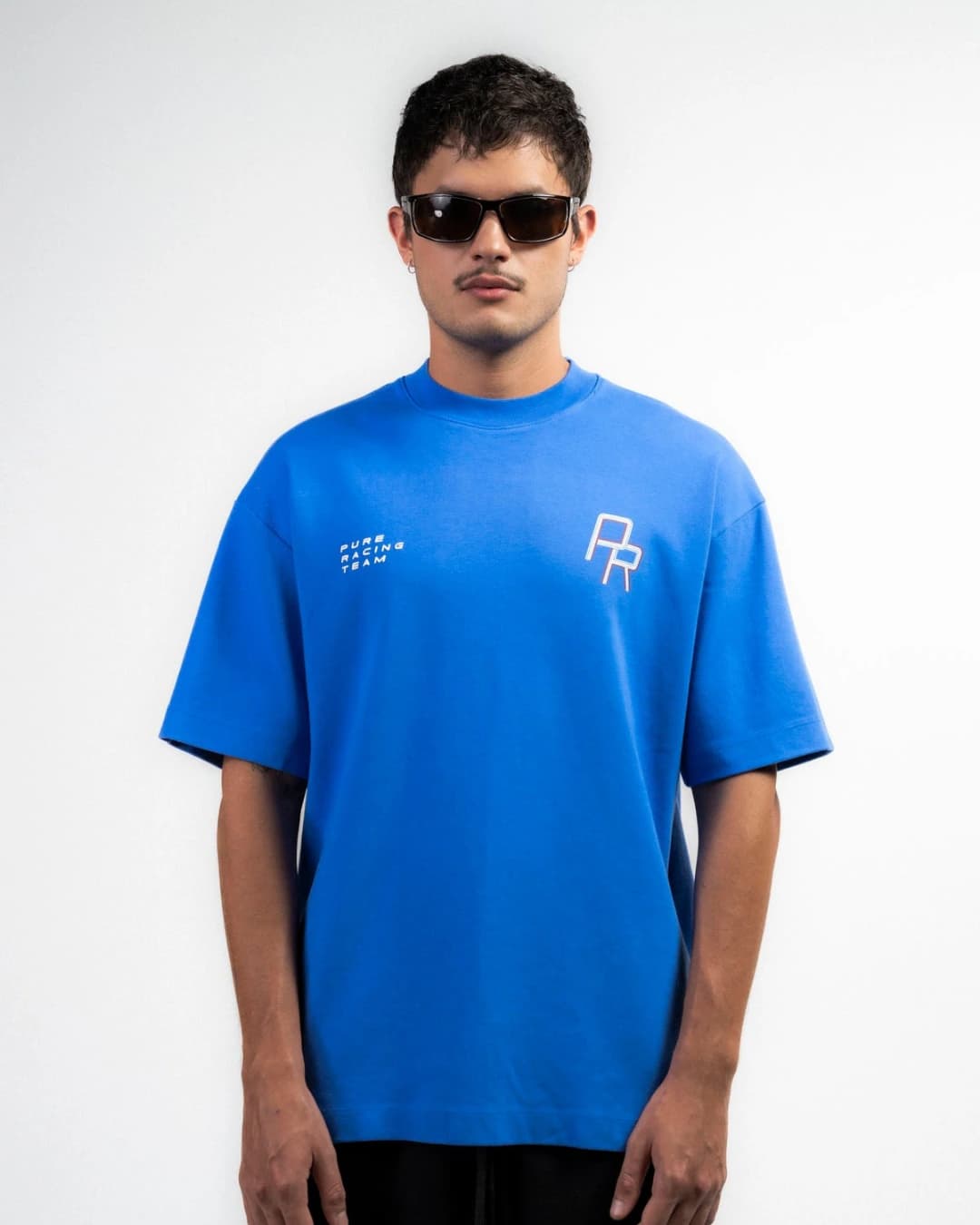 OVERDRIVE BLUE RACING LINES T-SHIRT - imagen 1