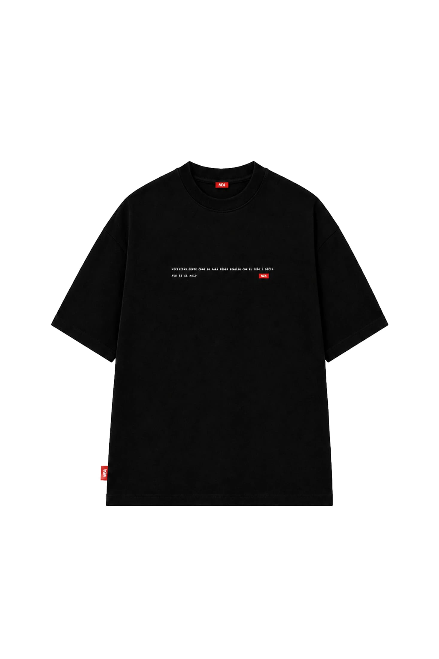 CAMISETA REGULAR BABYLON NEGRO NEA - imagen 1