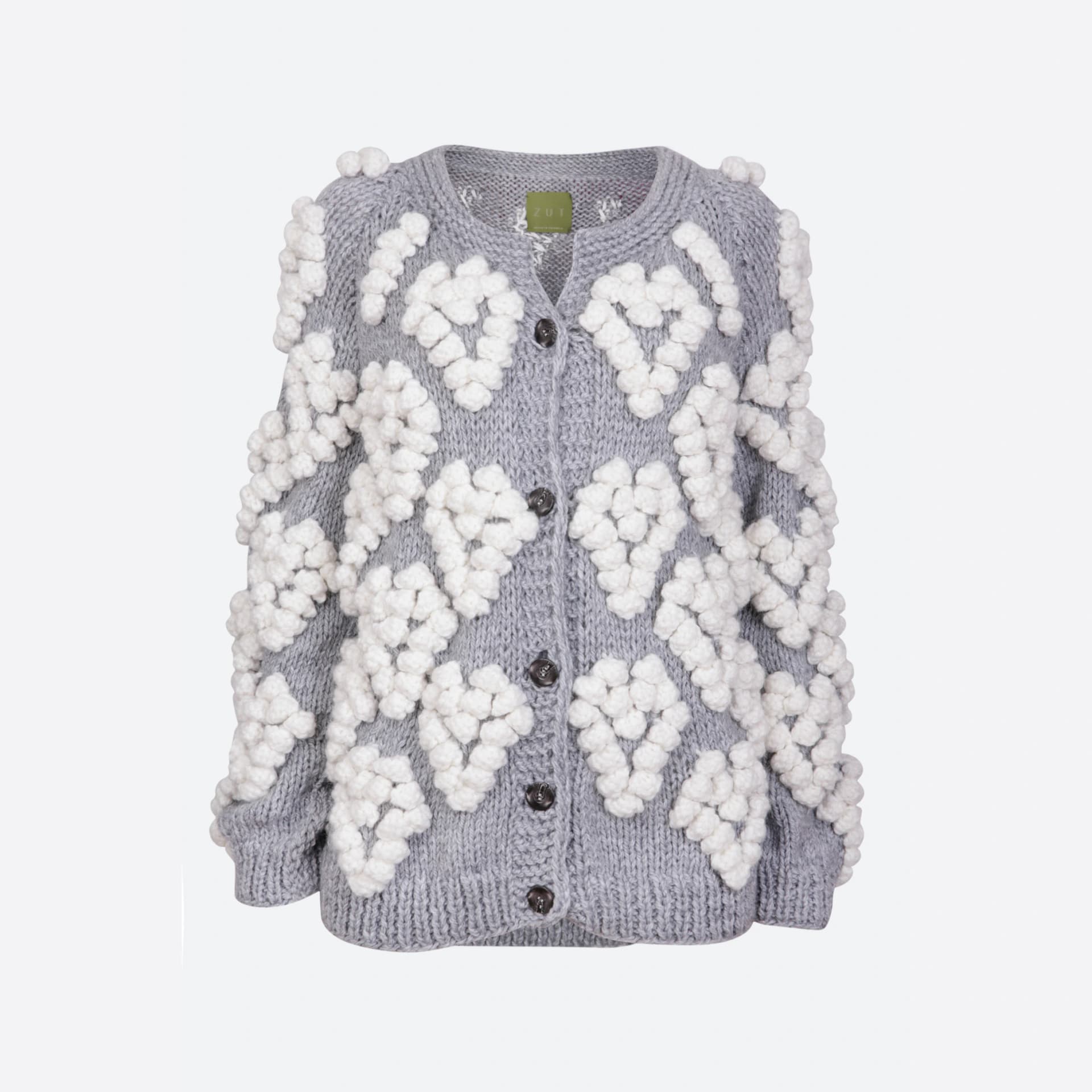 LUISA KNITTED SWEATER WITH HEARTS