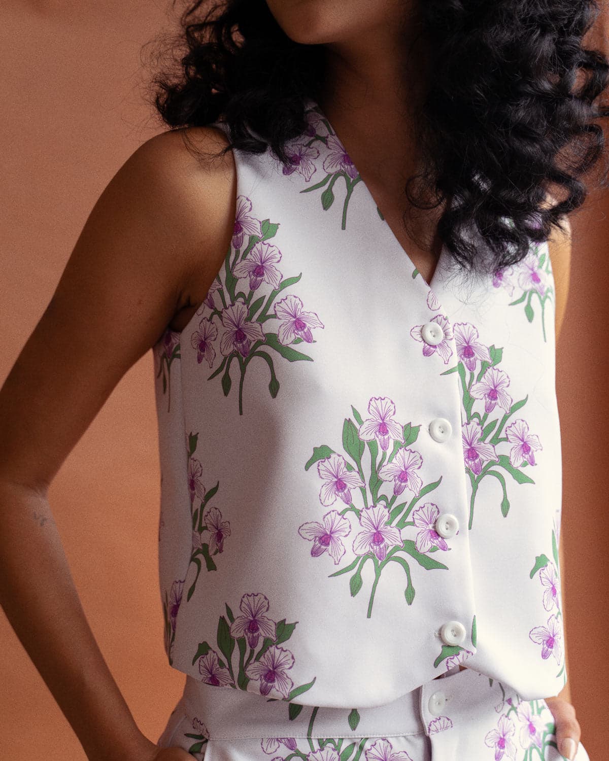 Chaleco Bouquet Morado - imagen 2