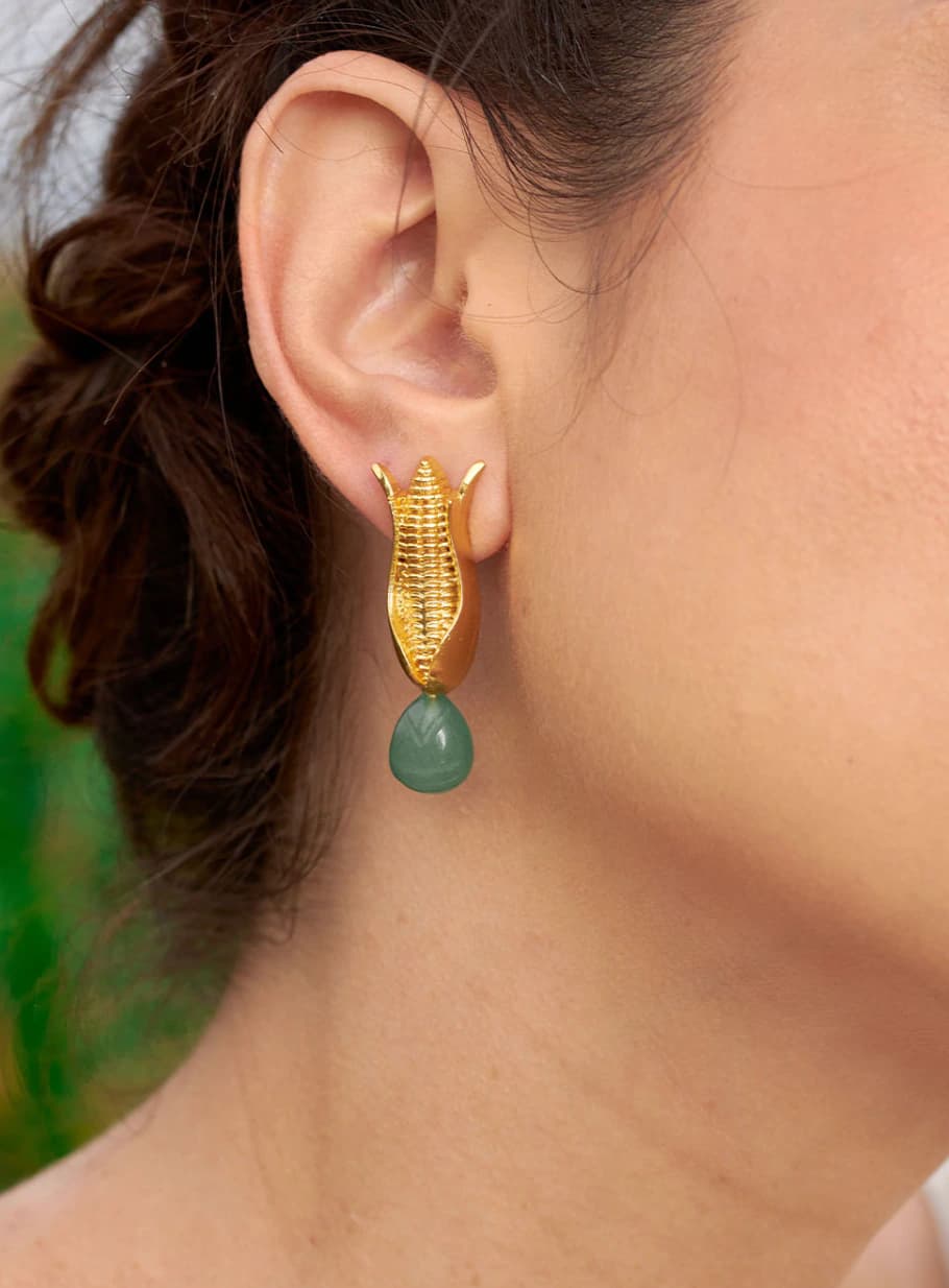 Aretes Mazorca Jade - imagen 3