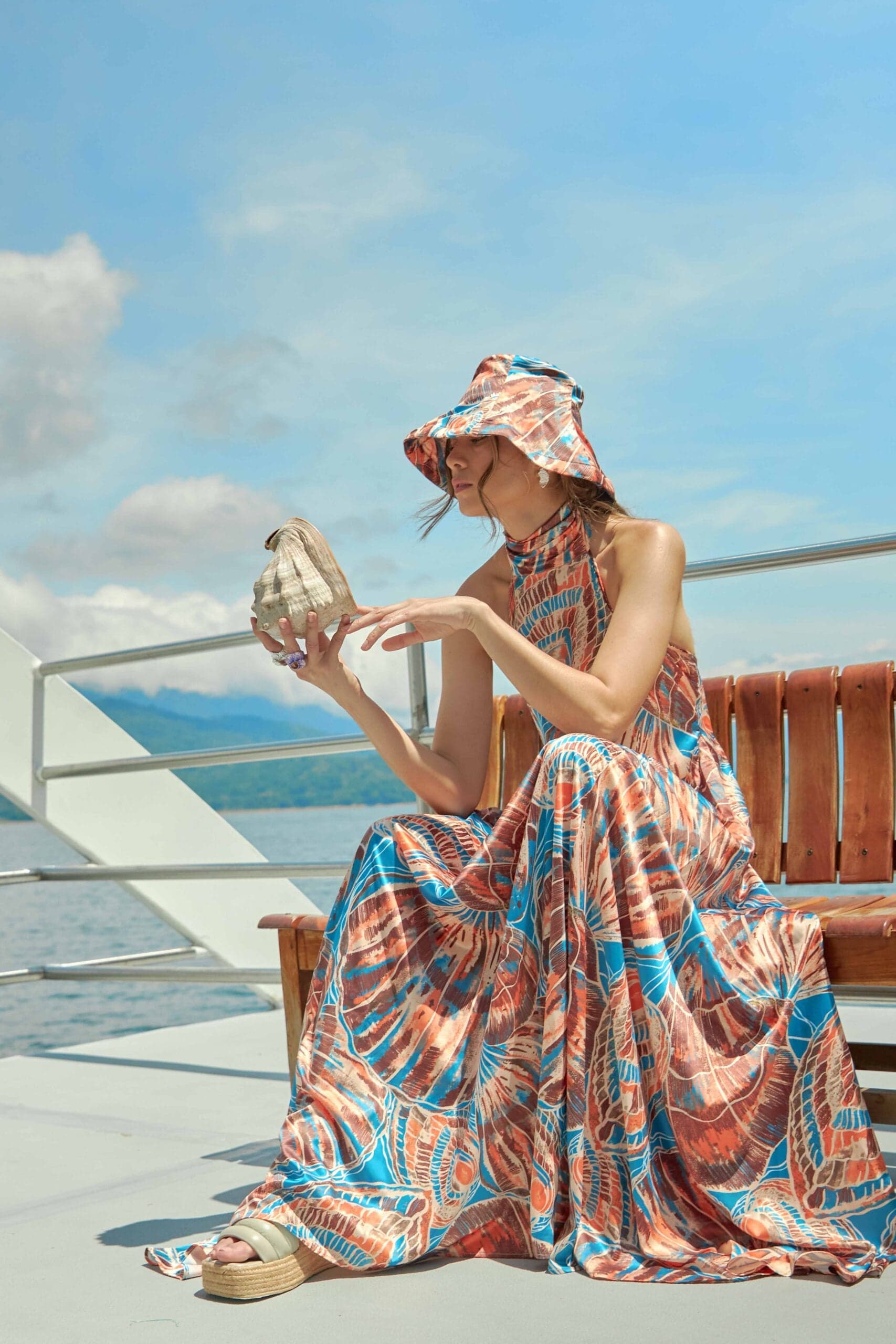 Vestido Apolinary Almejas Estampado - imagen 6