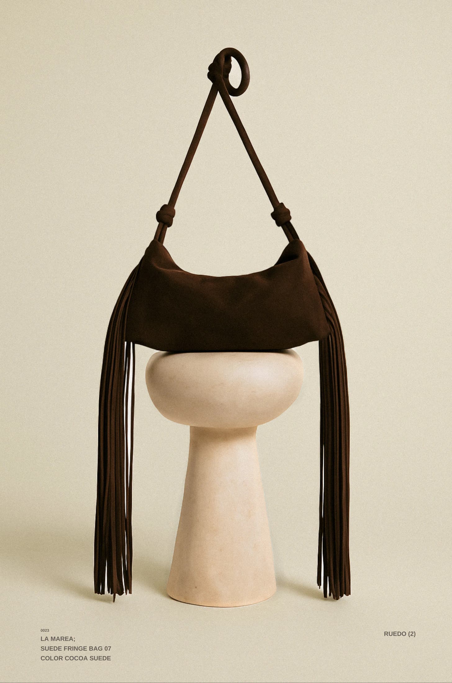"LA MAREA" SUEDE BAG - imagen 1