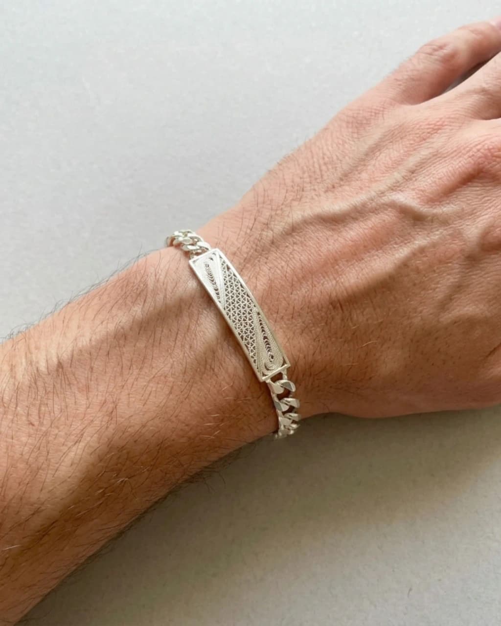Pulsera Esclava en Filigrana Plata ley 950