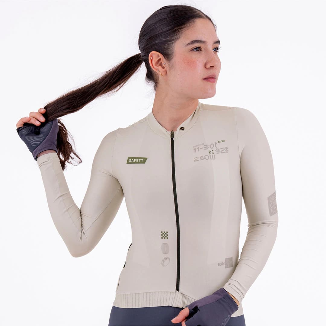CAMISA CICLISMO MANGA LARGA WARM ARENA PARA MUJER - imagen 3