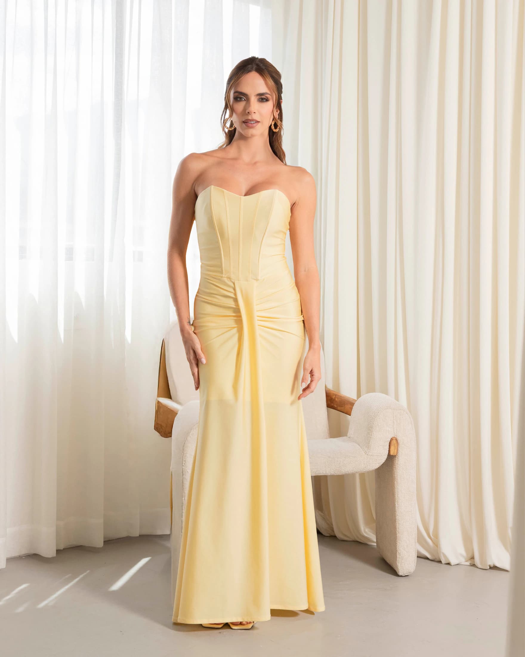 Vestido de Fiesta Tipo Corset