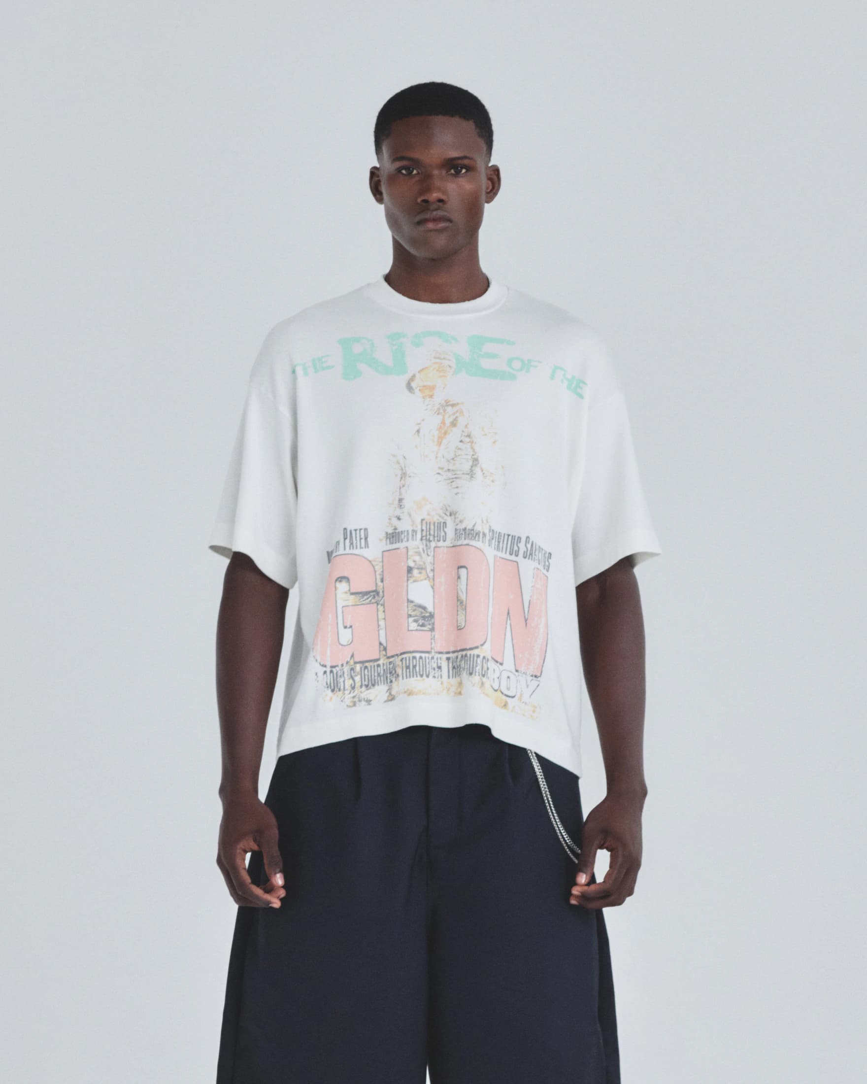 Holy State GLDN Prophecy Boxy Fit Tshirt White - imagen 2