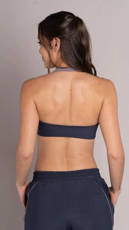 Contrast Halter top Azul Noche - imagen 2