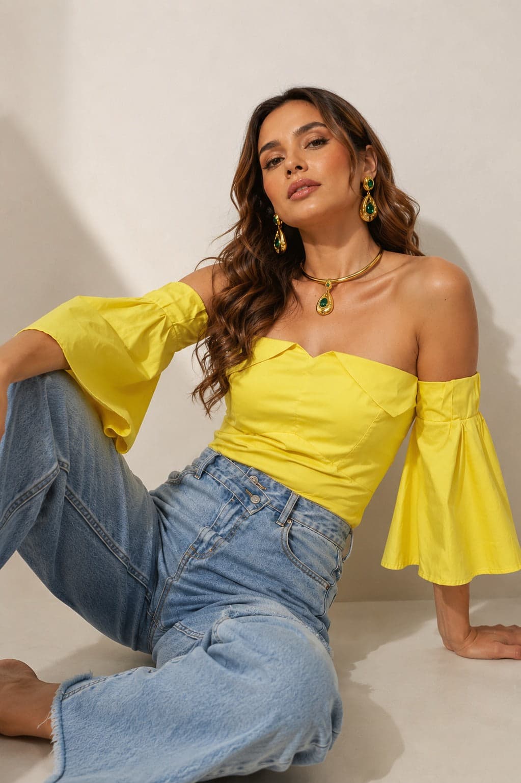 Blusa Agustina Amarilla - imagen 2