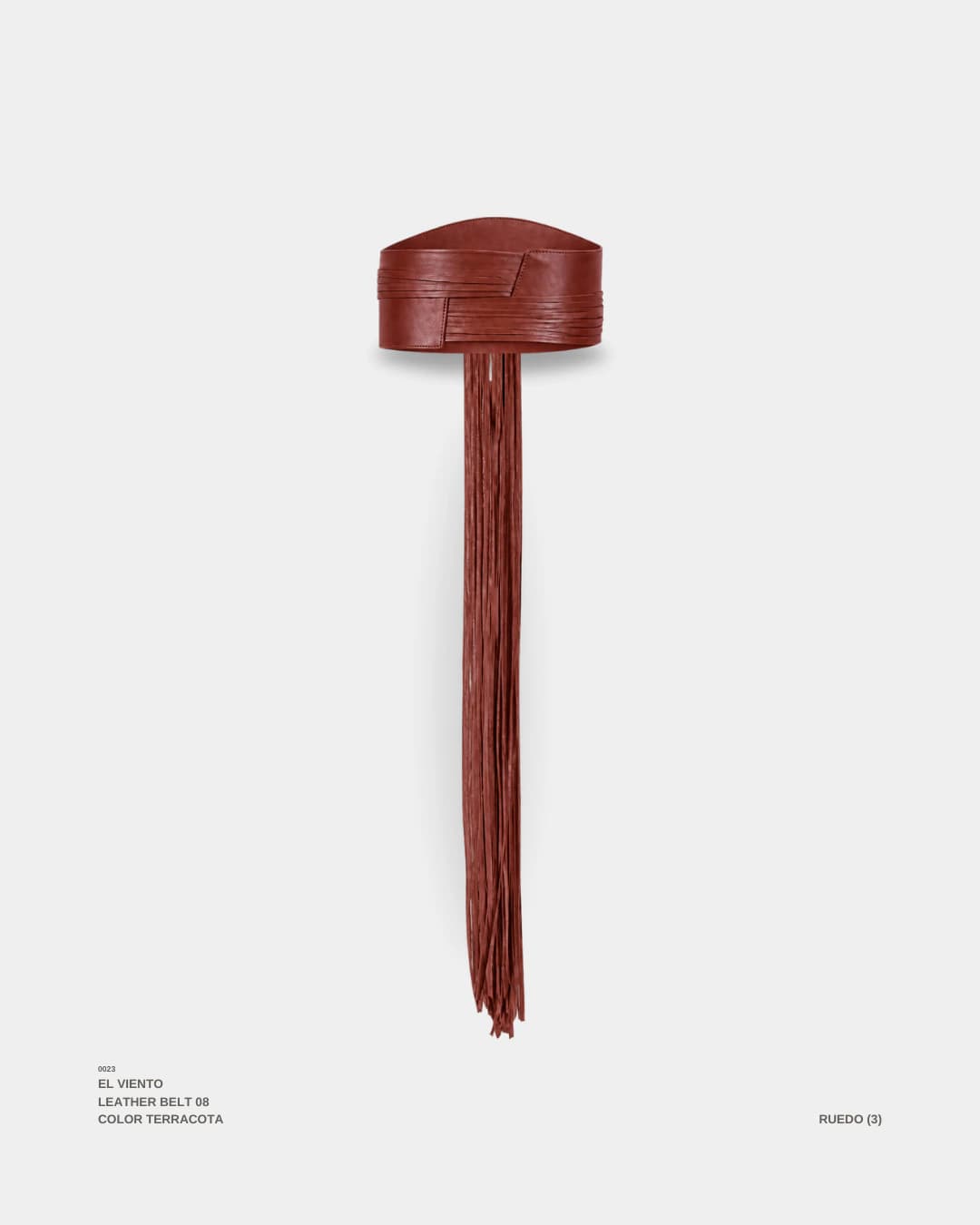 "EL VIENTO" BELT TERRACOTA - imagen 2
