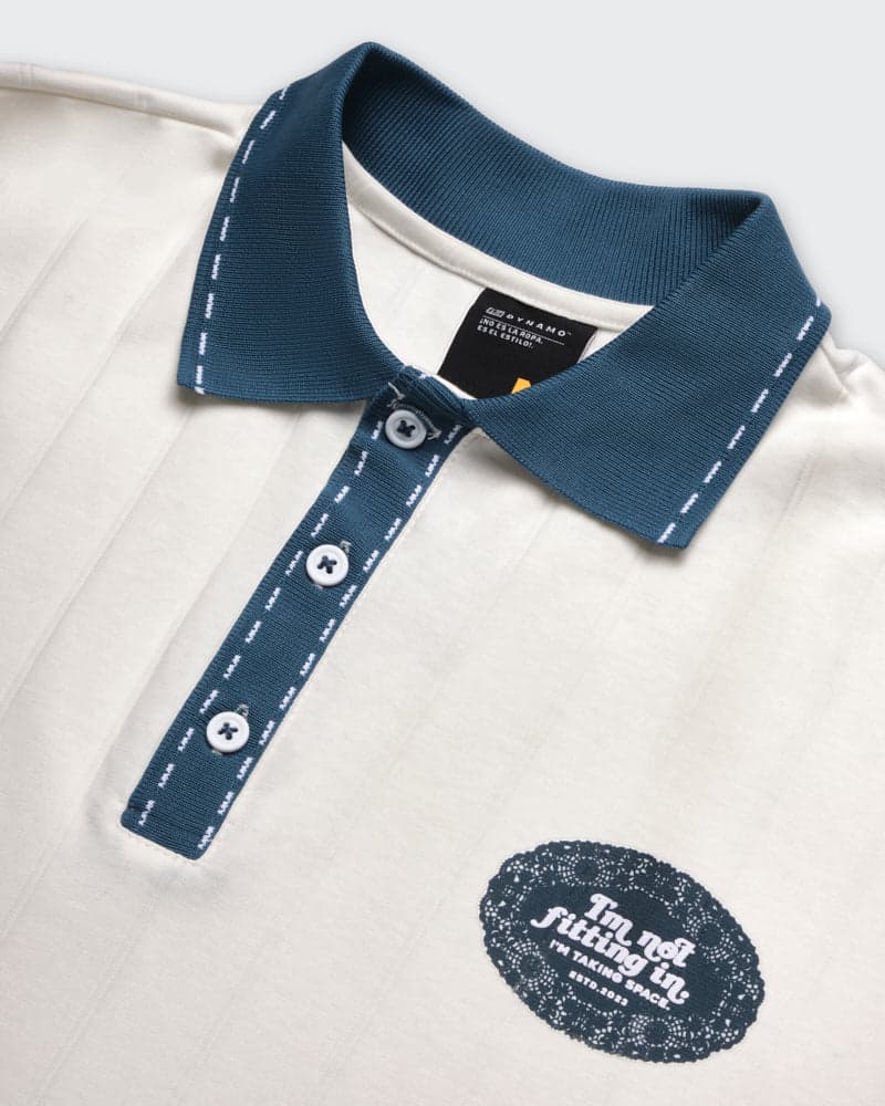 Polo Blanco Relaxed Fitting In - imagen 2