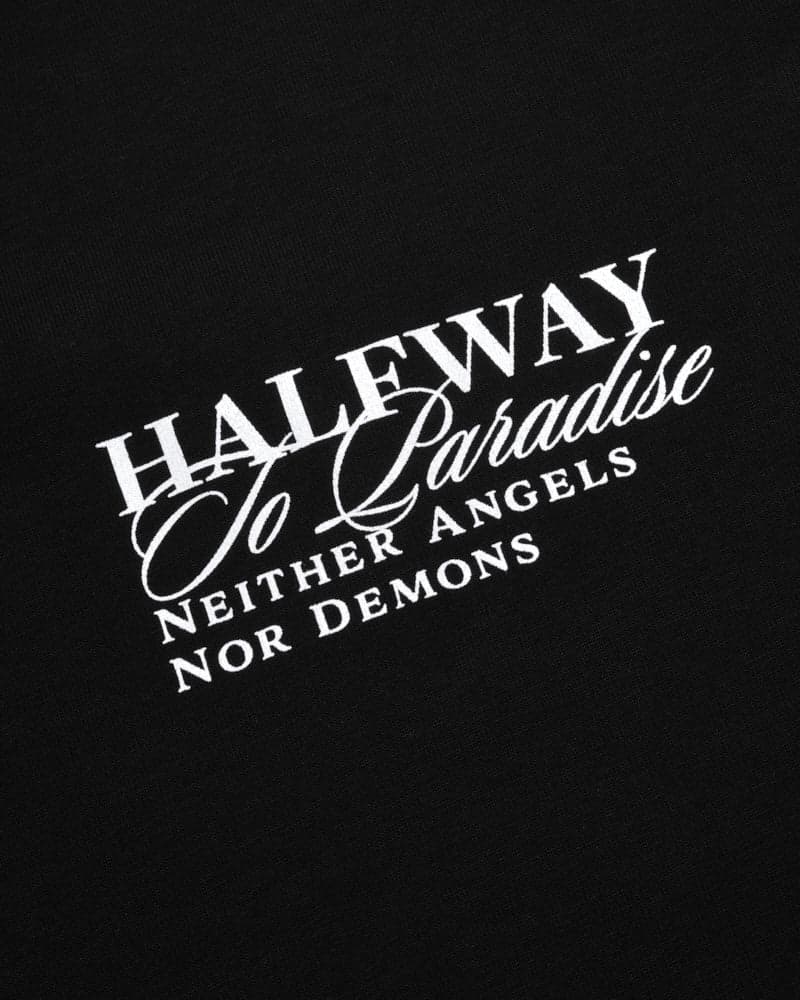Camiseta Negra Oversize Paradise - imagen 3