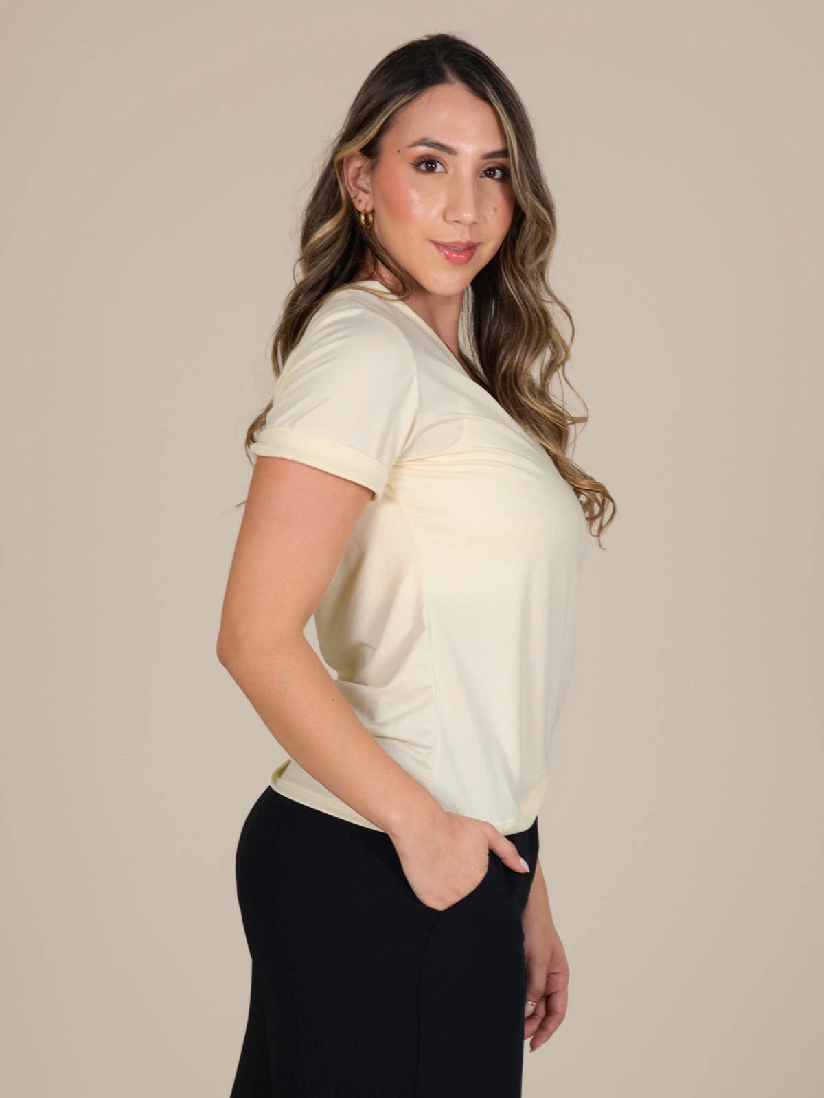 BLUSA WONDER GALAXIA BUTTER YELLOW - imagen 3