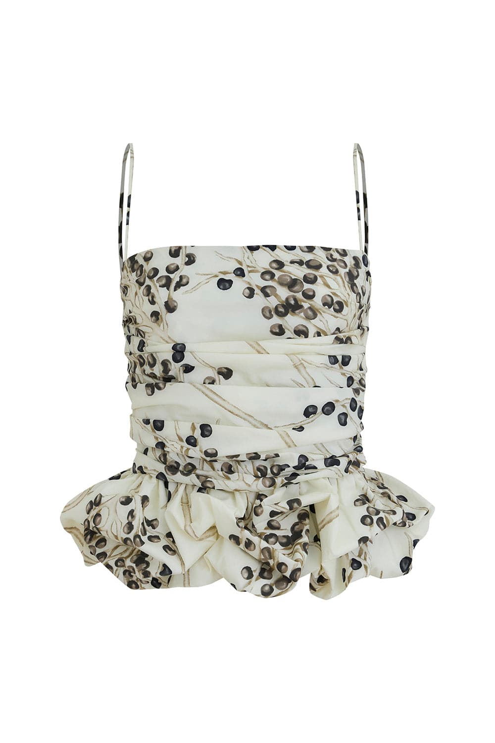 Crop top Maia negro natural - imagen 2