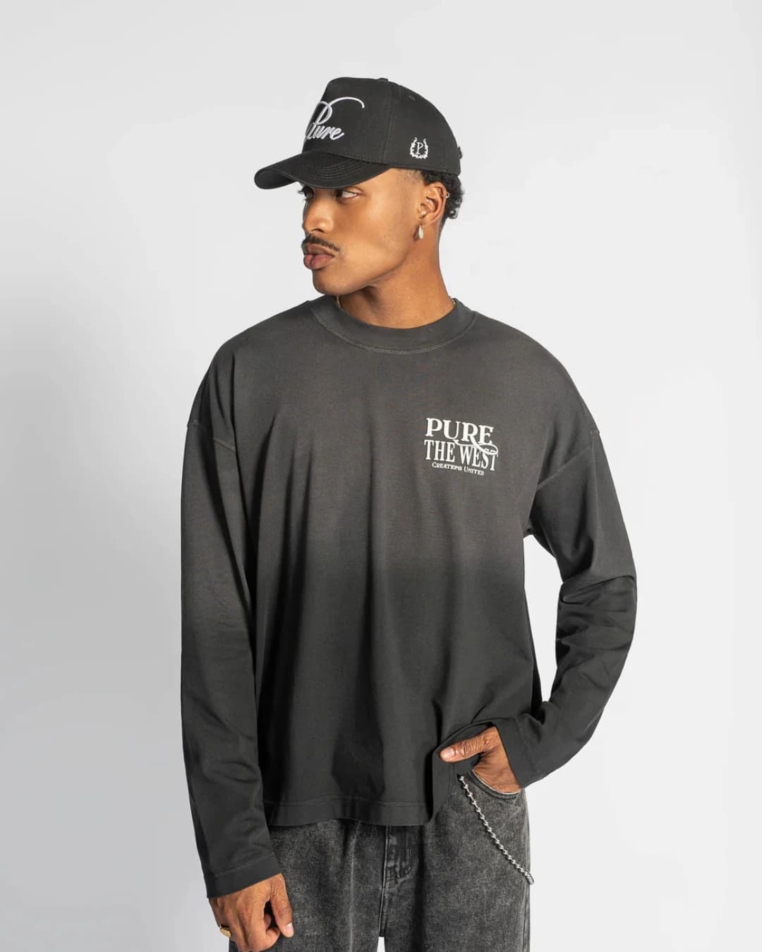 BEFORE THE WEST LONG SLEEVE BLACK T-SHIRT - imagen 4