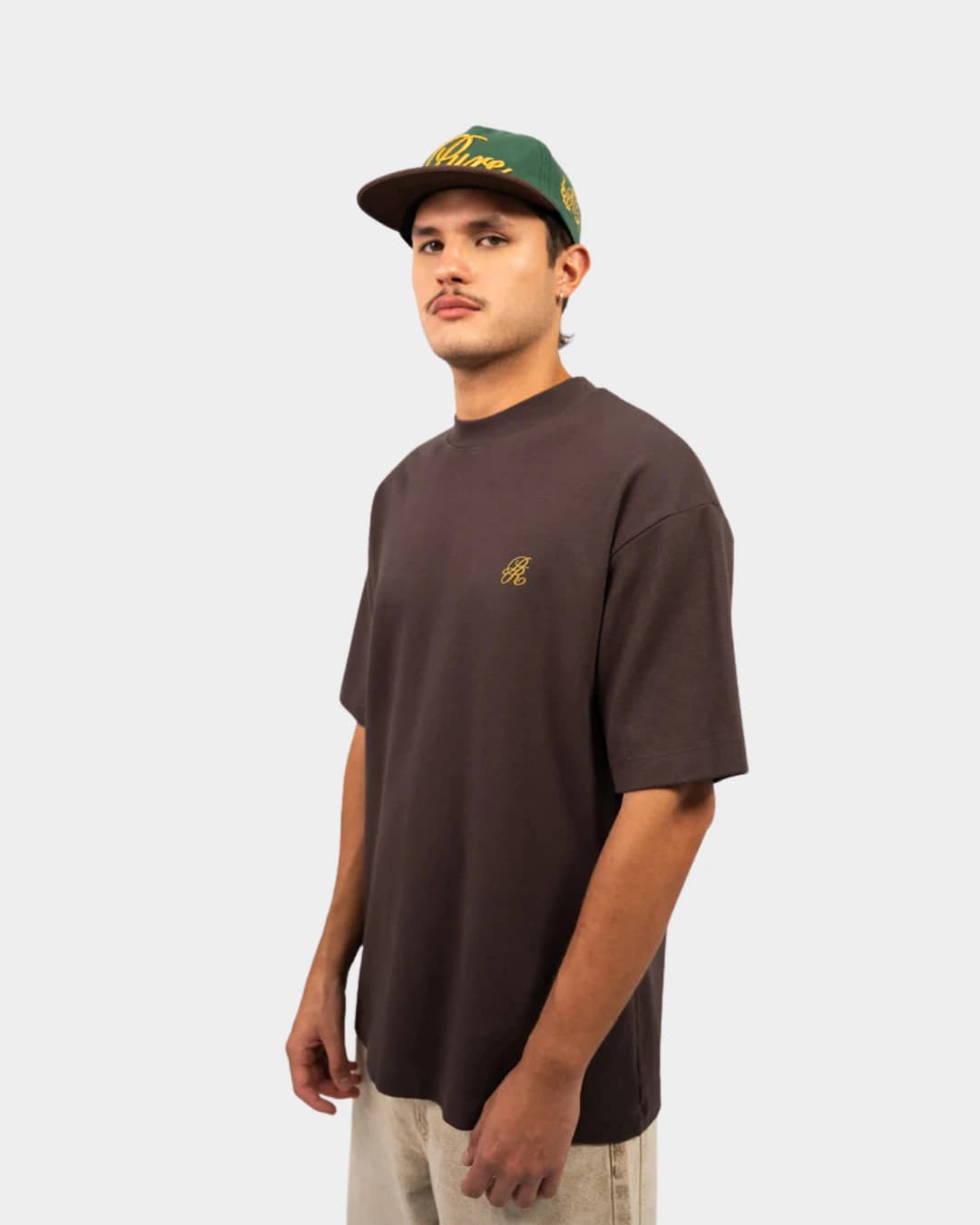 BROWN LOGO T-SHIRT - imagen 1