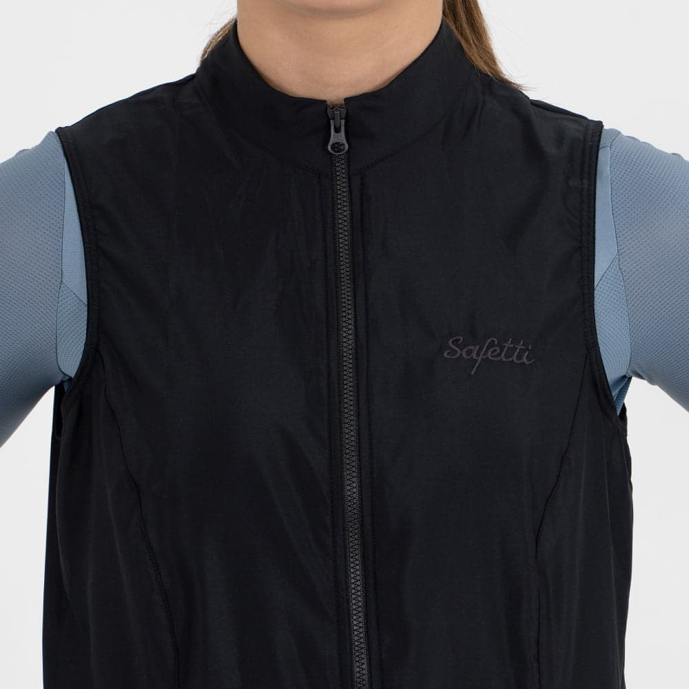CHALECO CICLISMO NAPOLI NERO PARA MUJER - imagen 3