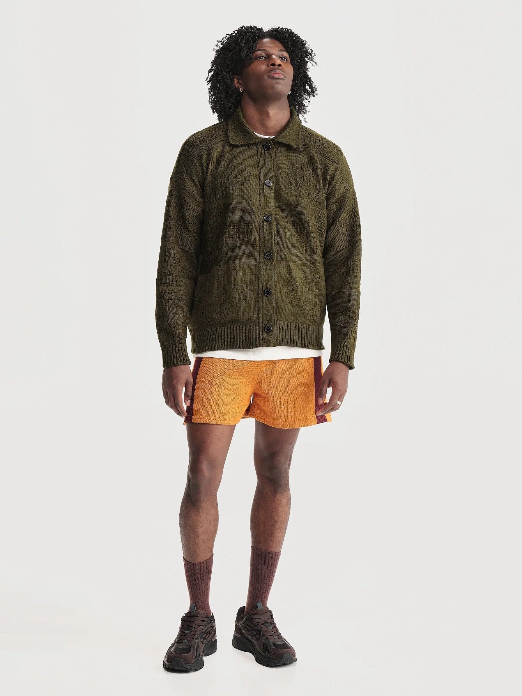 Cardigan Polo Picnic Verde Hombre - imagen 2