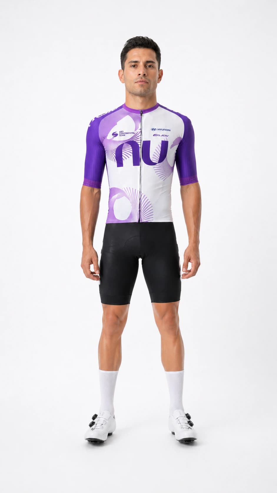 Jersey ciclismo MC División One - NU COLOMBIA Unisex blanco - imagen 4