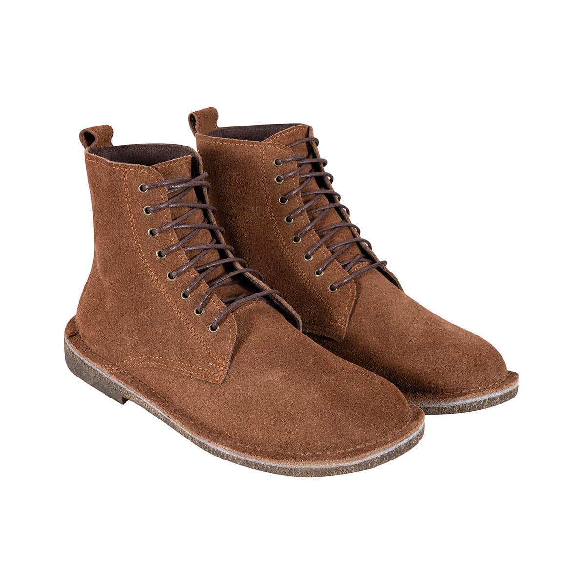 Botas Combat Hombre Carnaza Canela - imagen 1