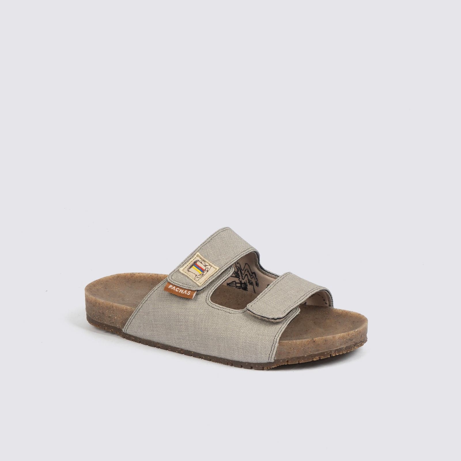 Sandalias dos correas "Bitacora" Gris - imagen 2